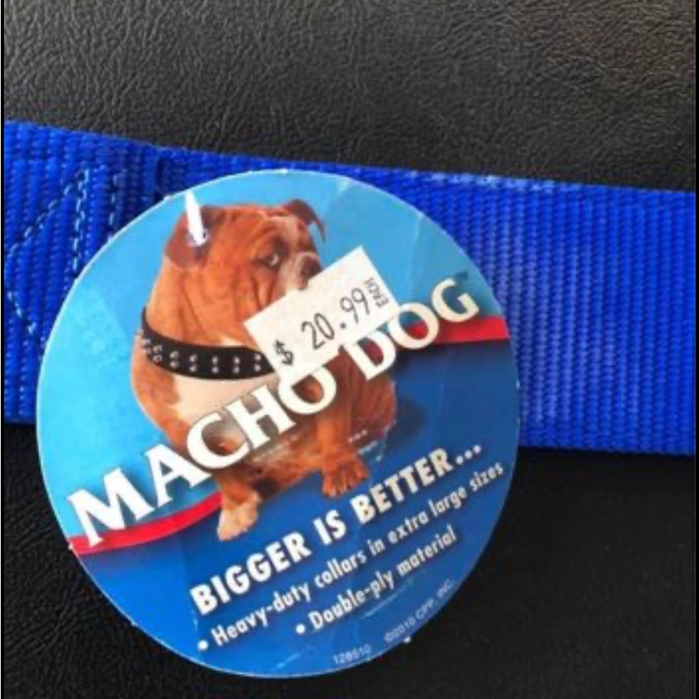Extra Large & Wide Dog Collar - NWT in a beautiful blue colour - Picture 2 of 4